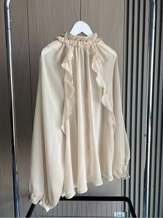 Festival boho long sleeve top small like brand new - Picture 5 of 6